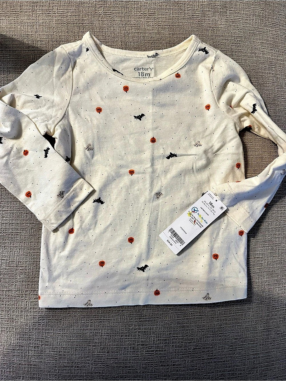 carter's Long Sleeve Animal Print Tee Baby 18M